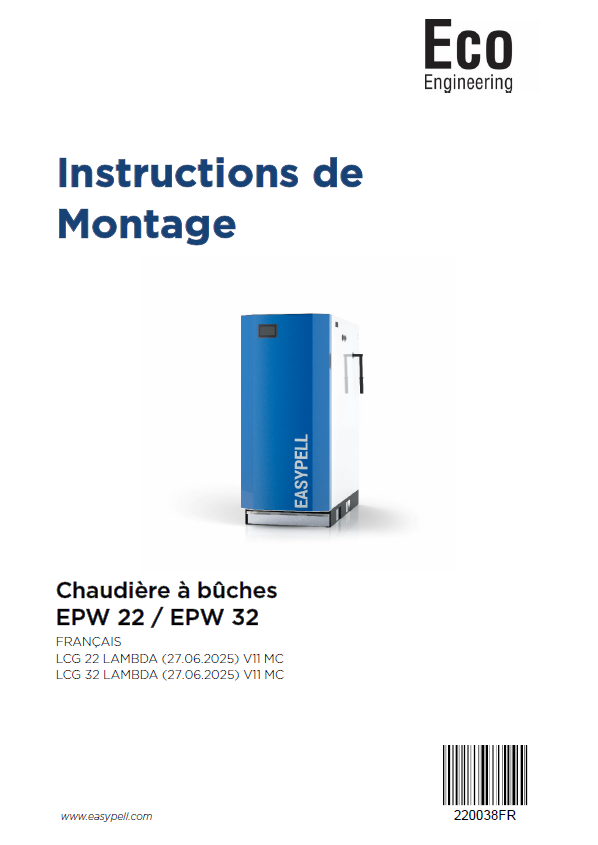 instructions de montage chaudiere Easypell buche