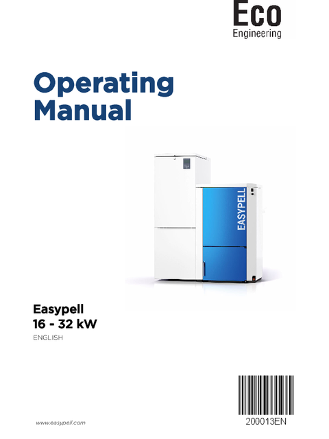 Easypell pellet boiler operating manual